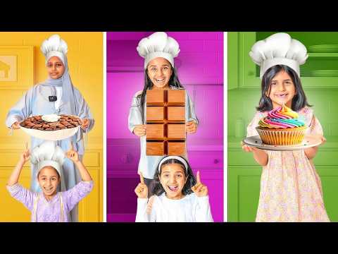 My Daughters vs. Mom in an Eid Sweets Challenge | Cooking Challenge | Eid Sweets !! | My Daughter...