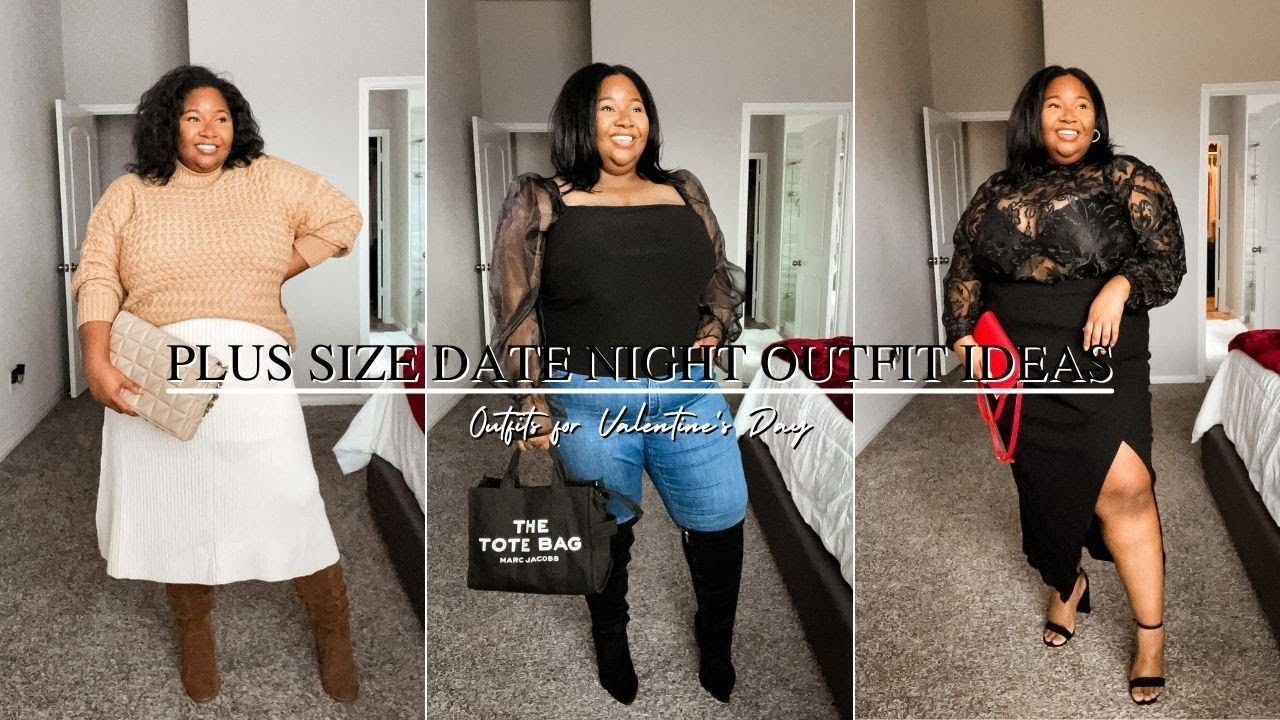 Plus Size Date Night Outfit Ideas, Valentine's Day Outfits