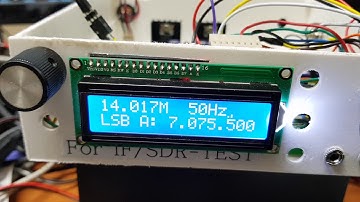 S.Meter test on uBITX with CEC Firmeare, 16x02 LCD