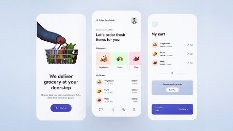 🥑📱 Grocery Shop App | Shopping App UI | Dribbble Design Clone | Flutter UI | Flutter Tutorial