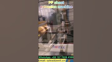 PP sheet extrusion machine 64---0086 137 7626 4189  #extruder #extrusion#ppsheet #pesheet