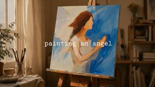 Pintando un ángel | Proceso de pintura al óleo