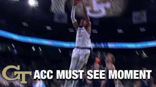Georgia Tech's Deivon Smith & Javon Franklin's Flashy Fast Break | ACC Must See Moment