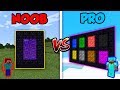 Minecraft NOOB vs. PRO: 8 PORTALS! | AVM Shorts Animation