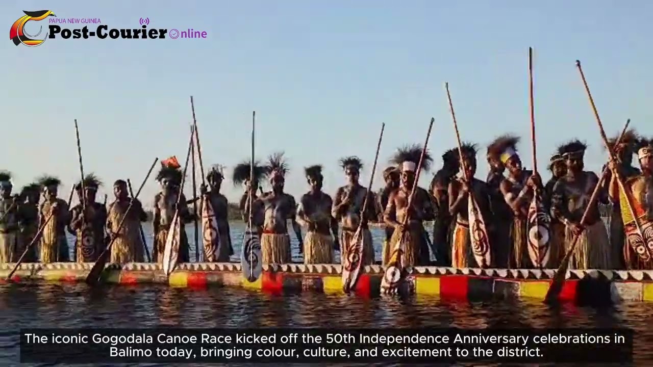 Gogodala Canoe Race Launches 50th Independence Anniversary in Balimo