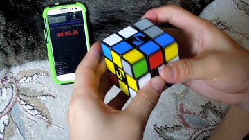 Quarter Cube(Constrained 90 degree) Solve in 1min 52.28sec.