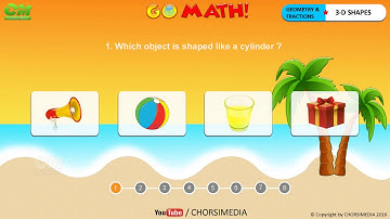 Go Math ! 3D Shapes Part 1