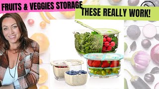 LUXEAR  Storage Containers (3 Piece Set) for Veggies & Fruit | REVIEW
