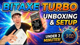 Bitaxe Gamma Turbo Unboxing &amp; Setup in Under 3 Minutes! 🚀