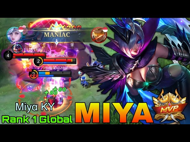 MANIAC Miya Monster Marksman - Top 1 Global Miya by Miyα KY - Mobile Legends class=