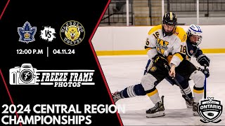 2024 CENTRAL REGIONAL U18 AAA HOCKEY CHAMPIONSHIPS: MARKHAM WAXERS VS WATERLOO WOLVES