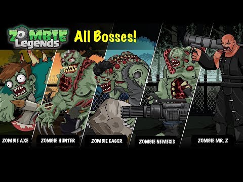 Zombie Legends : Tap & Drag