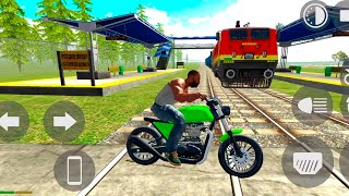 Kgf bike vs train new battle Indian bike railway station Indian bike driving 3d #indianbikedriving3d