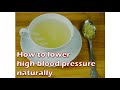 How To Lower High Blood Pressure Naturally / How To prevent High Hood Pressure 100% Natural