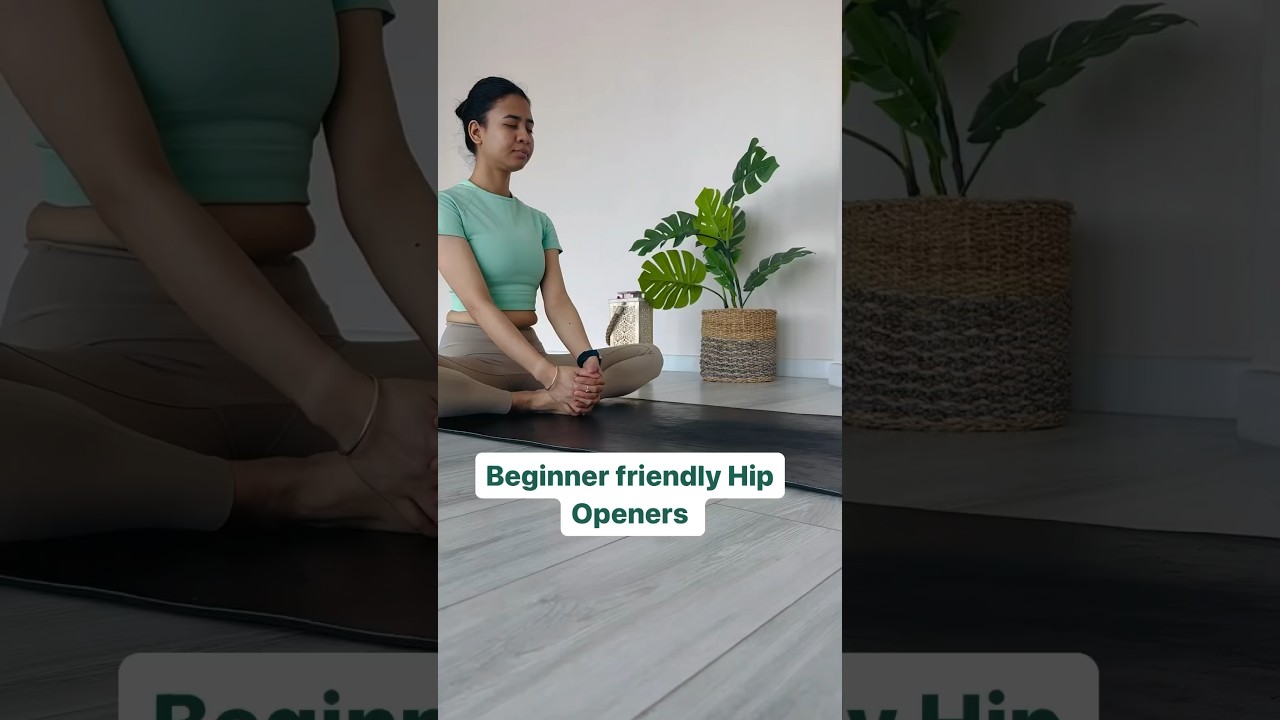 Tired from tight hips? Try these basic stretches for hip flexibility👆🏻 