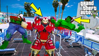 IRON MAN OLUYORUZ VE SPOR SALONUNDA VÜCUT GELİŞTİRİP HULK'U DÖVÜYORUZ! - GTA 5