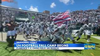 UH football fall camp kicks off with Stanford on the horizon