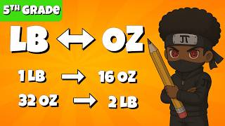 How to Convert Ounces and Pounds Grade 5 Math