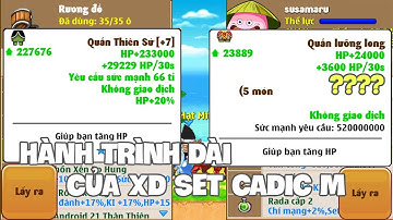 Ngọc Rồng Online - Một Hành Trình Dài Của Xayda Set Cadic M