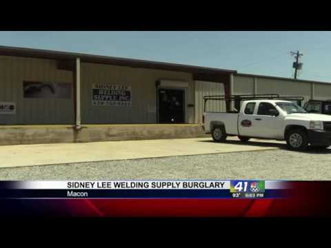 Bibb deputies investigate Sidney Lee Welding Supply burglary - YouTube