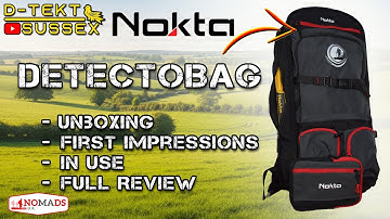 Nokta DetectoBag - FULL REVIEW! - Unboxing, First Impressions, Features - Metal Detecting