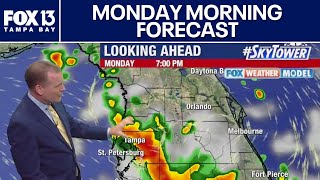 Tampa weather | Rain & storms Monday