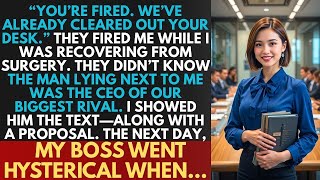 Got Fired by Text in the Hospital — They Had No Idea the Rival CEO Was Right Beside Me