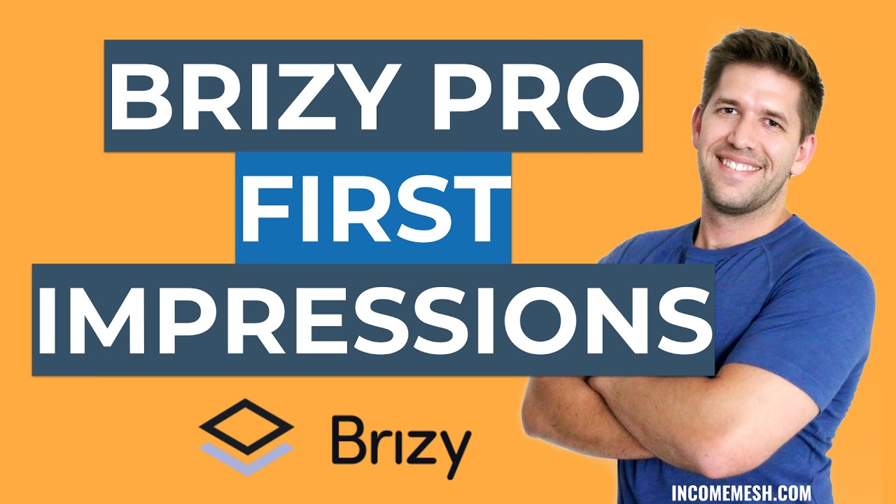 Brizy Pro First Impressions - YouTube