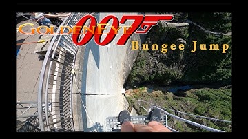 The Highest Bungee in Europe & Third Highest in the World: The James Bond Goldeneye Bungee Jump!