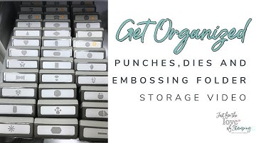 VIDEO: Punches, Dies and Embossing Folder Storage