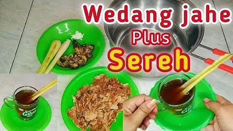 RESEP WEDANG JAHE+SEREH