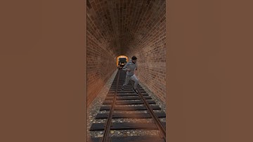 Wat te doen als er een trein aankomt en je vastzit in een tunnel🚇😨