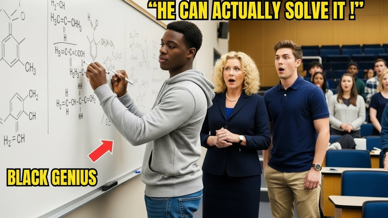 Teacher Dared a Black Student with an Impossible Chemistry Question Seconds Later His Genius Shined