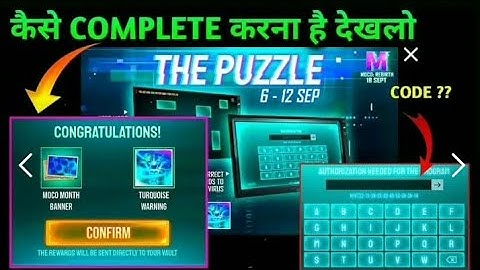 Moco puzzle event || PASSWORD || 100%working ||BCR DHRUV @MakDUVEFF