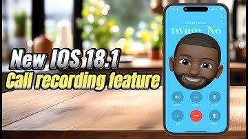 Call recording feature on the IOS 18.1 update