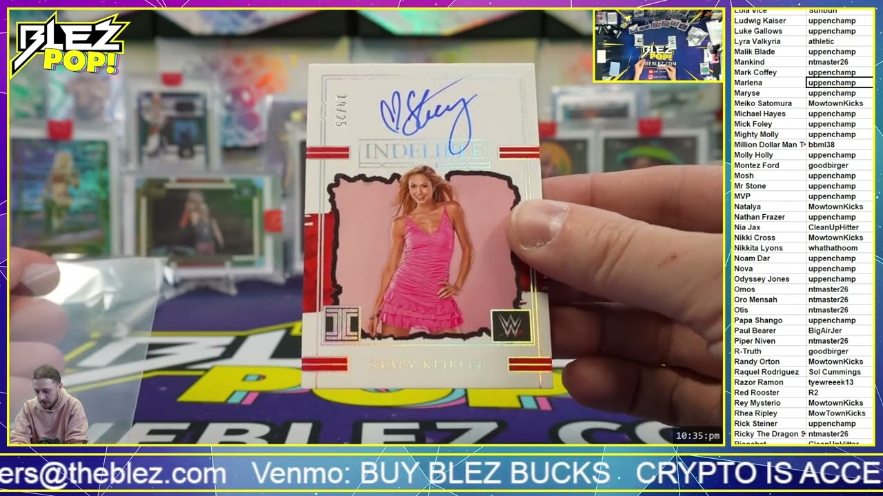 2023 Panini Impeccable Hobby WWE FULL CASE BREAK Pick Your Wrestler #1