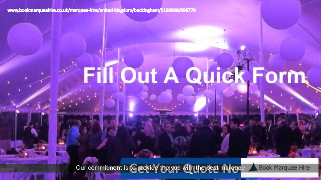 Marquee Rental Buckingham YouTube