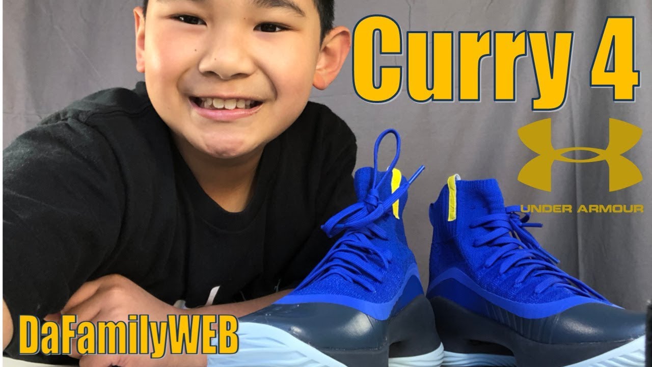 Kids Stephen Curry Under Armour Curry 4 