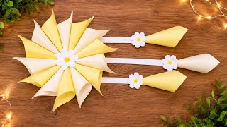 Beautiful Paper Flower Wall Hanging 🌸/ Easy DIY Home Decoration Craft / Paper Flower Making Tutorial