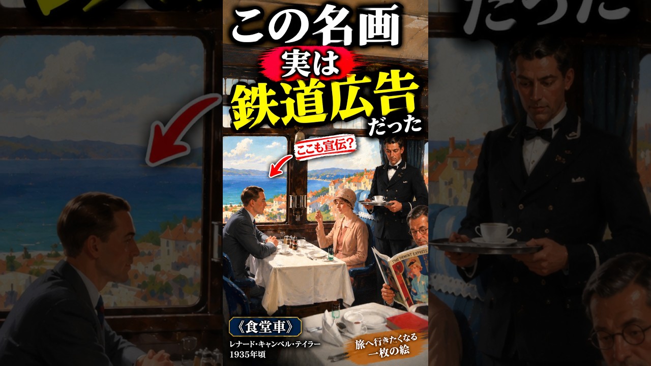 This Masterpiece Was Actually a Railway Ad [Dining Car | Leonard