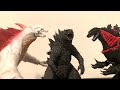 Godzilla vs shin Godzilla vs mega Godzilla [part 1/2]stop motion