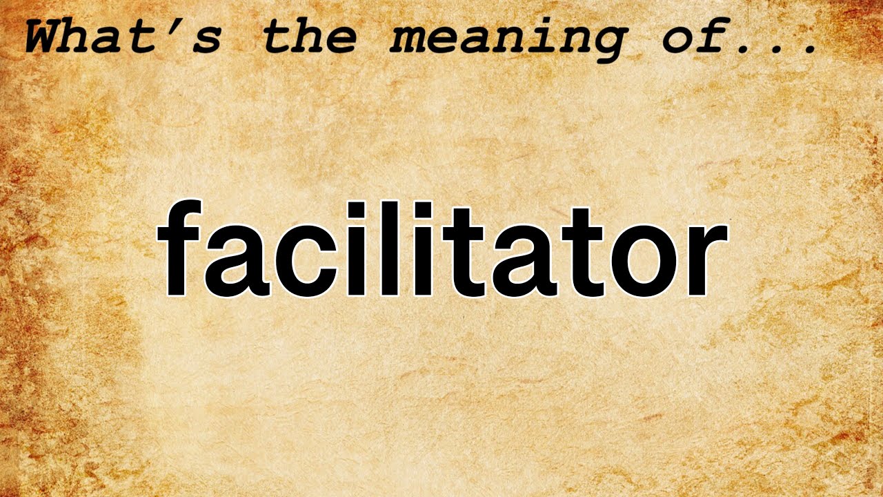 tour facilitator meaning