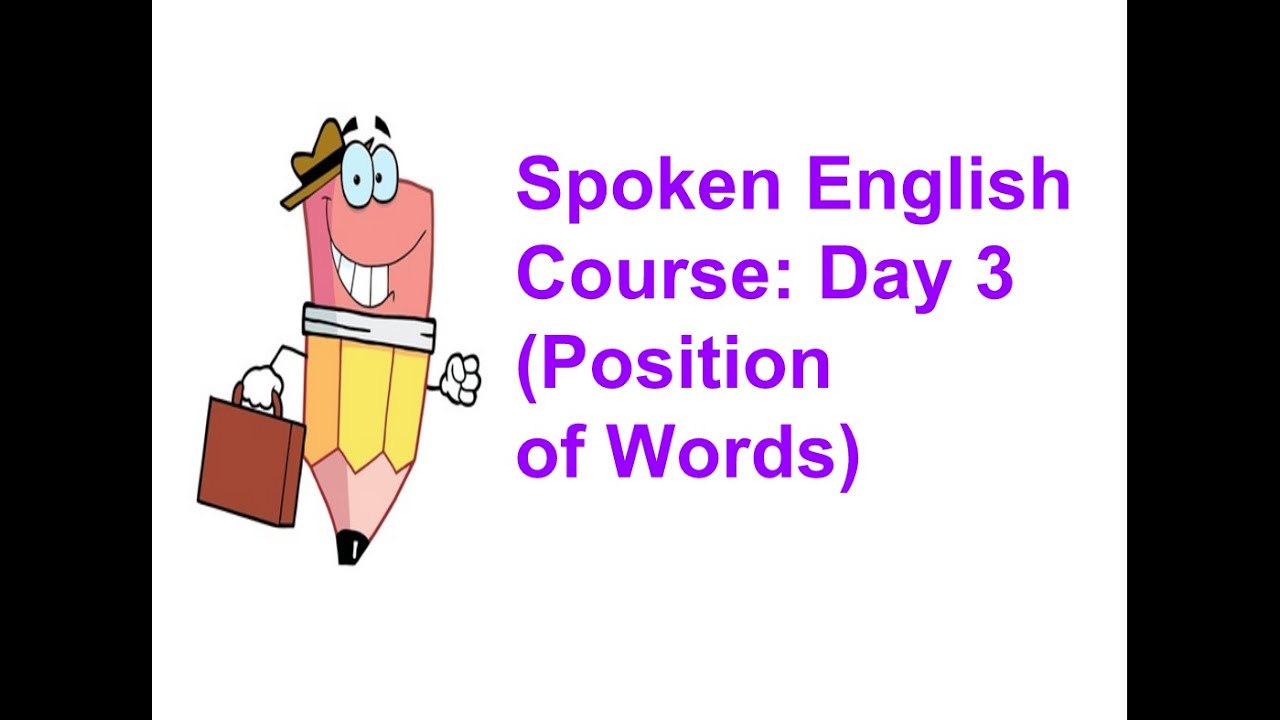 Word Order In English Sentences YouTube Word Order In English Sentences YouTube
