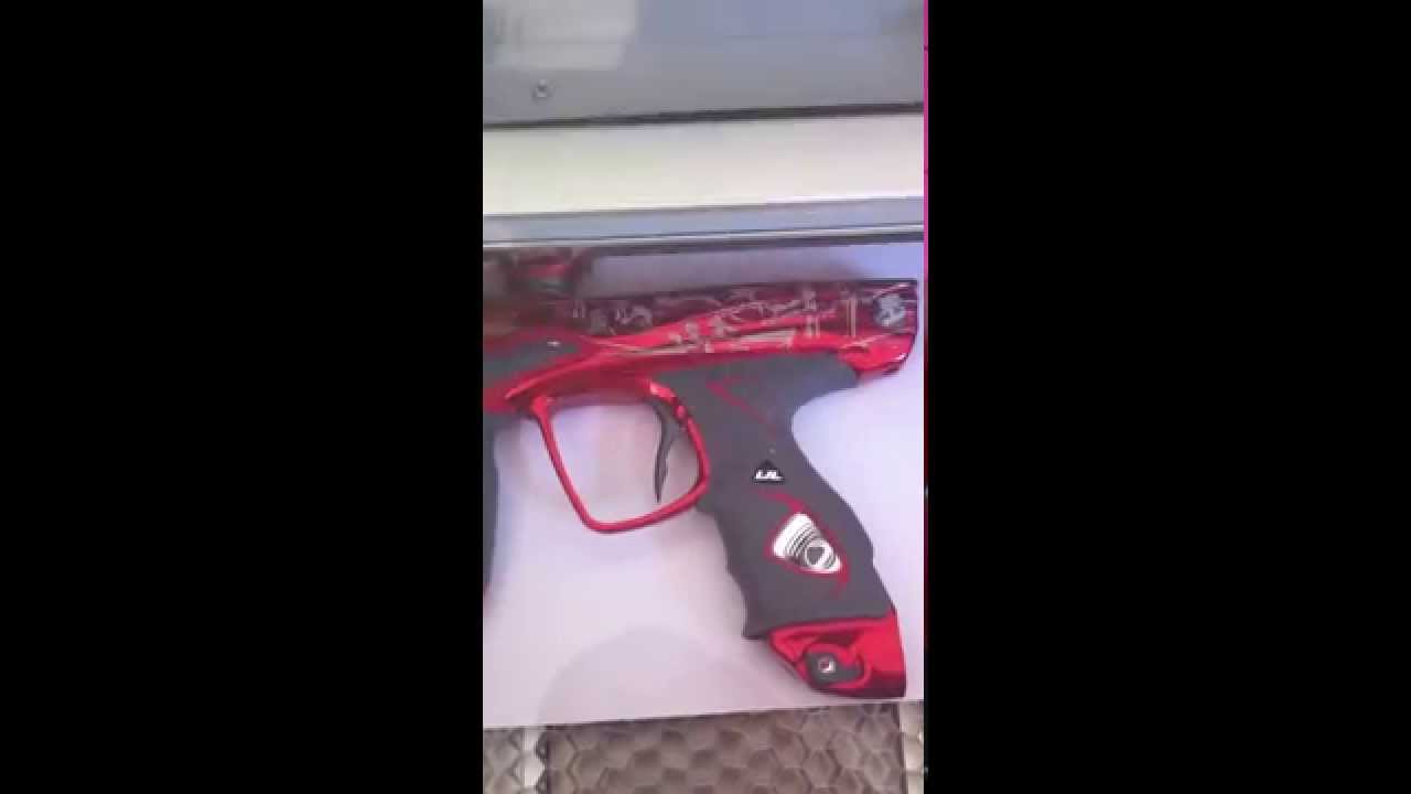 Laser Engraving on Paintball Markierer YouTube