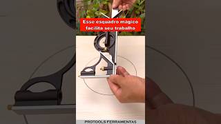 Esse esquadro combinado facilita muito