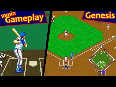 Sports Talk Baseball ... (Sega Genesis) Gameplay