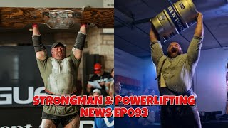 Rogue Invitational | Mitchell Hooper | Dennis Kohlruss | Strongman &amp; Powerlifting News ep093