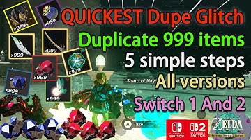 NEWEST METHOD! BEST and FASTEST Item Duplication Glitch in Tears of the Kingdom (All versions)