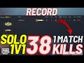 I BROKE THE WORLD KİLL RECORD İN A SİNGLE 1V1 MATCH | PUBG MOBİLE