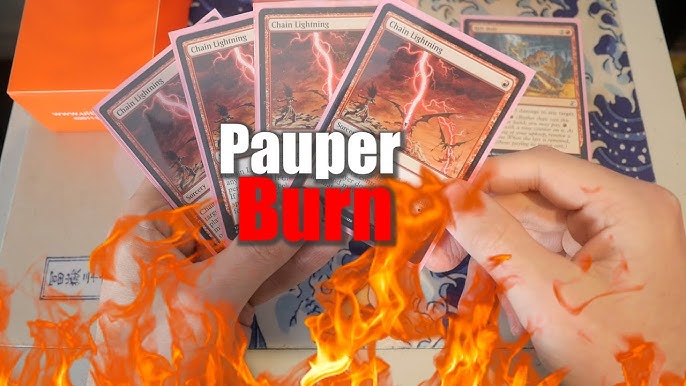 Nikachu MTG - Pauper Burn UPGRADED with Skewer the Critics! #mtgo #pauper  VIDEO